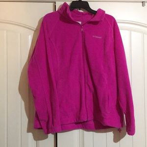 Plus size Columbia fleece jacket